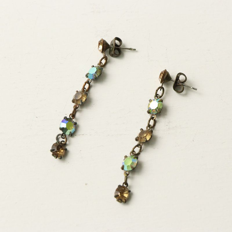 ミハエルネグリン Michal Negrin ビジュードロップピアス＼ブルー