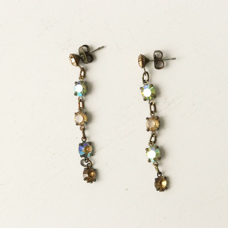 ミハエルネグリン Michal Negrin ビジュードロップピアス＼ブルー