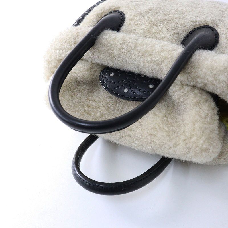 極美品 2023AW エバゴス ebagos ウールボア・フルグローブ・キューブ