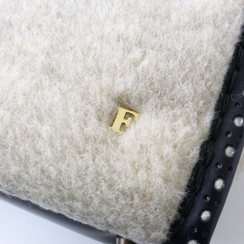 極美品 2023AW エバゴス ebagos ウールボア・フルグローブ・キューブ