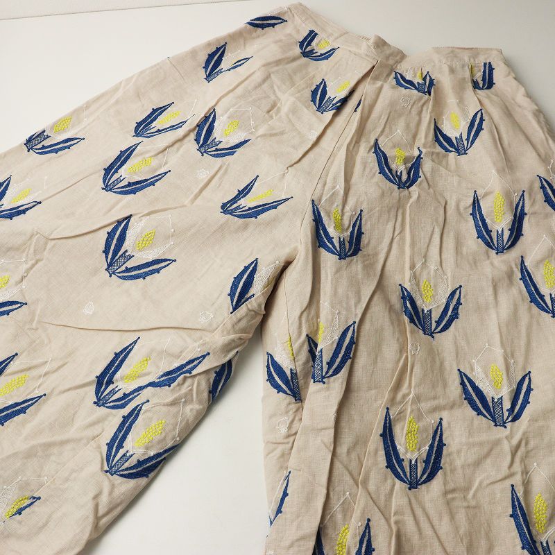 2024SS マーブルシュッド marble SUD MIZBASHO TUCK ハカマパンツ