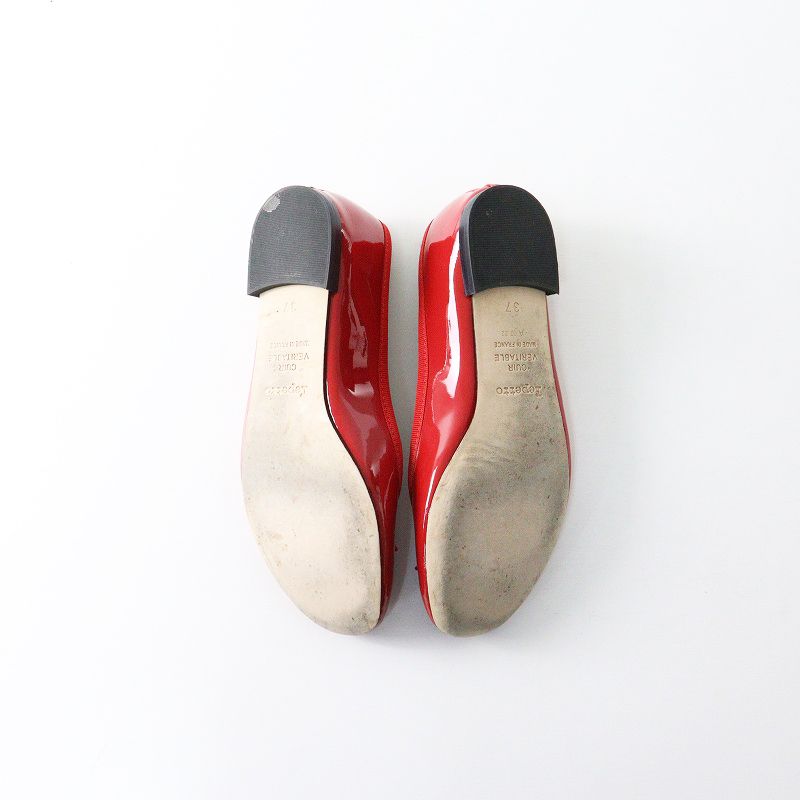 定番 フランス製 レペット Repetto サンドリオン バレリーナ パテント