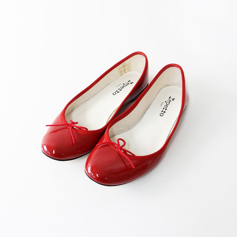 定番 フランス製 レペット Repetto サンドリオン バレリーナ パテント