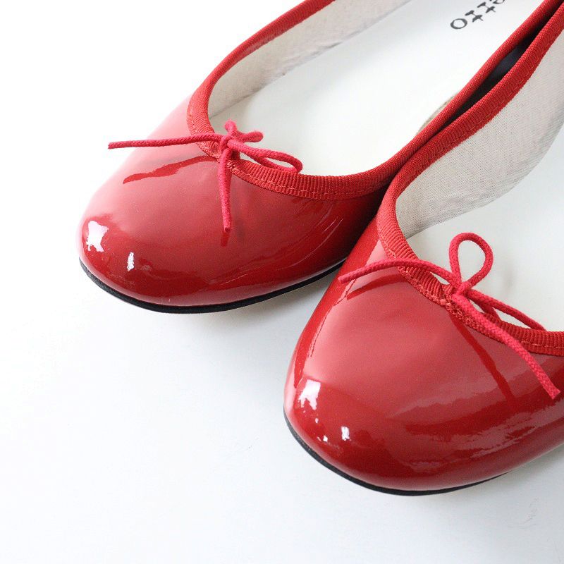 定番 フランス製 レペット Repetto サンドリオン バレリーナ パテント