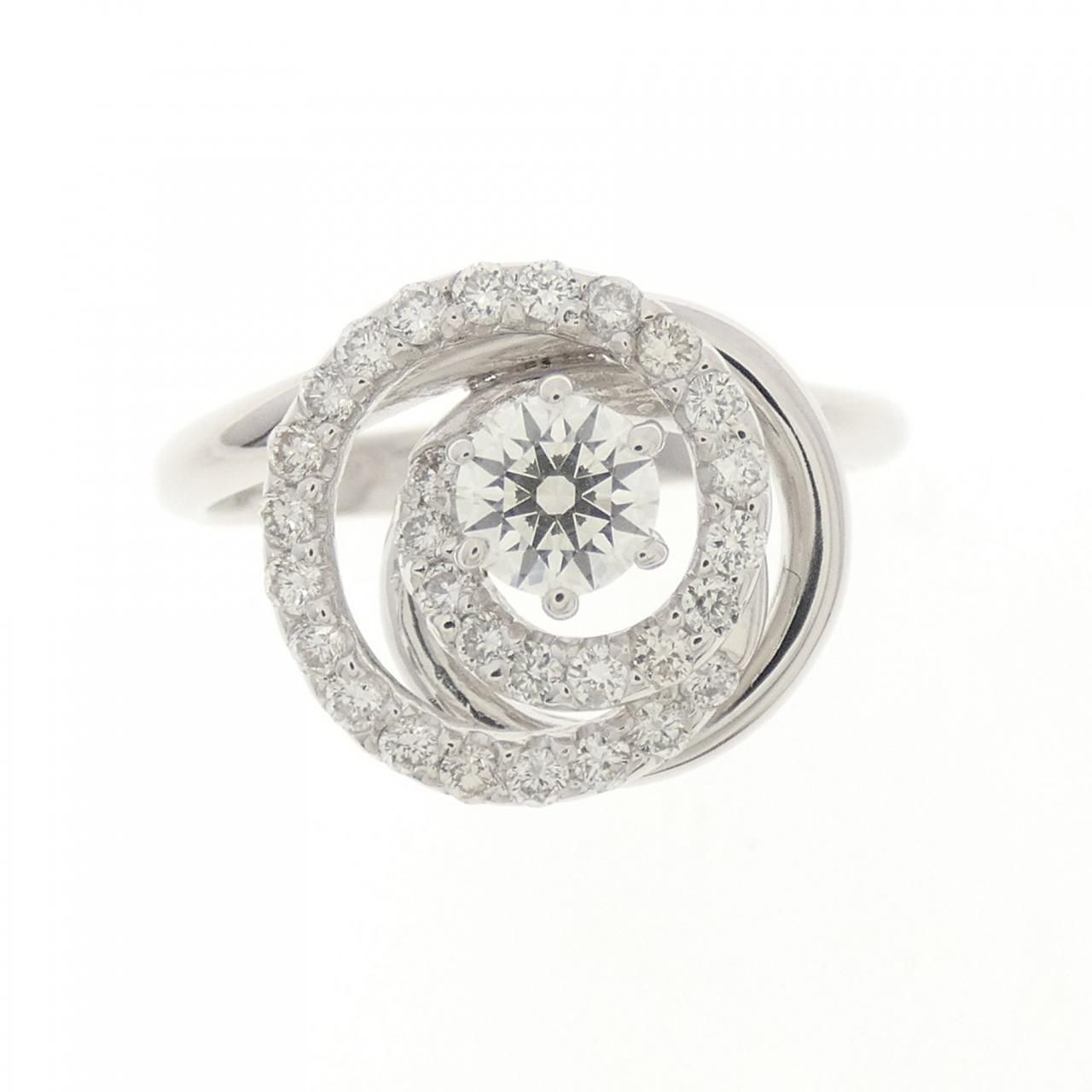 18KWG ダイヤモンド リング 0.24CT - メルカリ