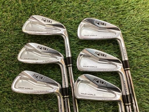中古】 本間ゴルフ TOUR WORLD TW727V FORGED 6S アイアンセット IR NS