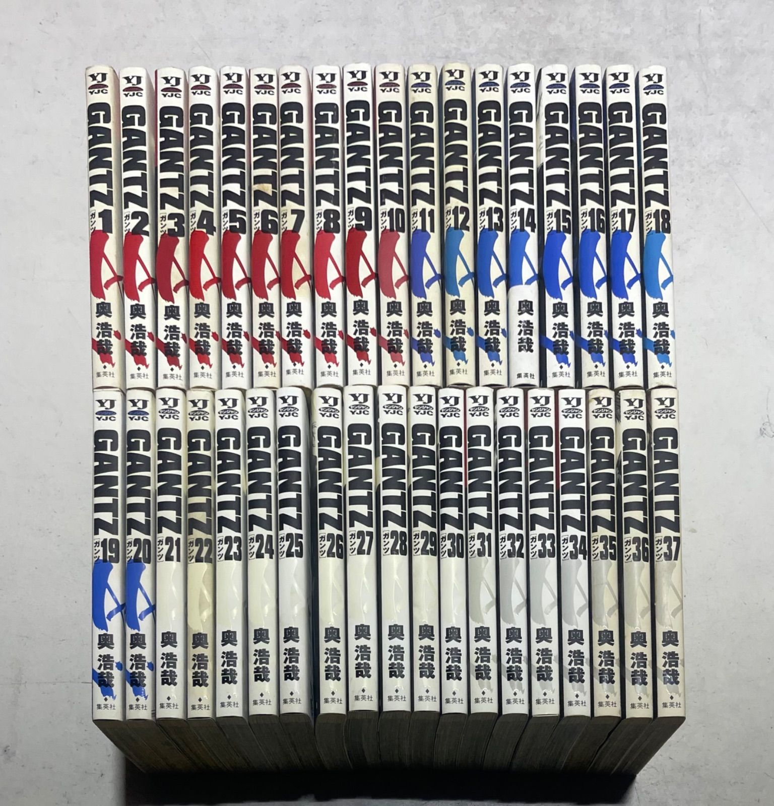 GANTZ コミック 全37巻完結セット+おまけ付き！ 奥浩哉 集英社 - メルカリ