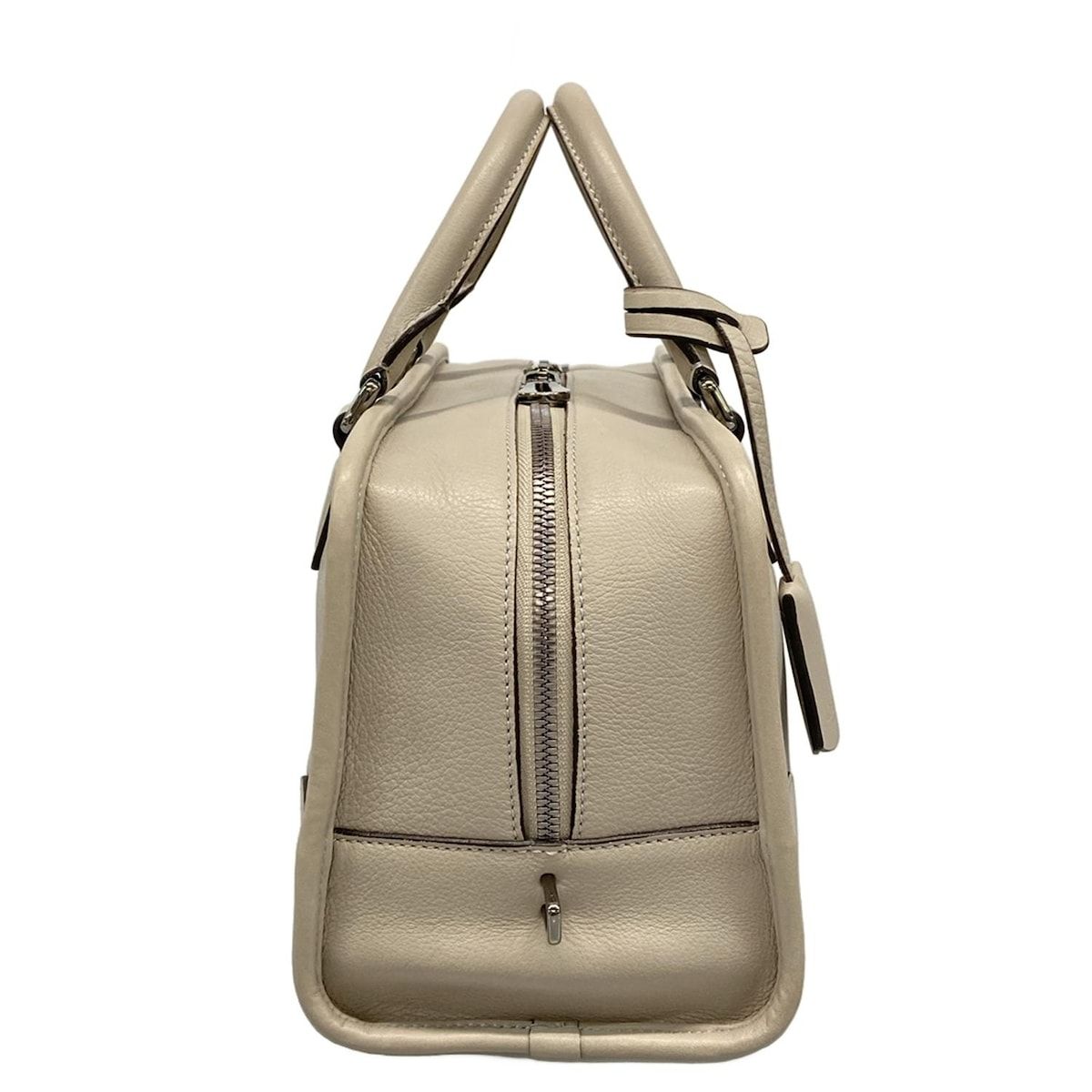 LOEWE(ロエベ) ハンドバッグ アマソナ28 グレージュ レザー - メルカリ