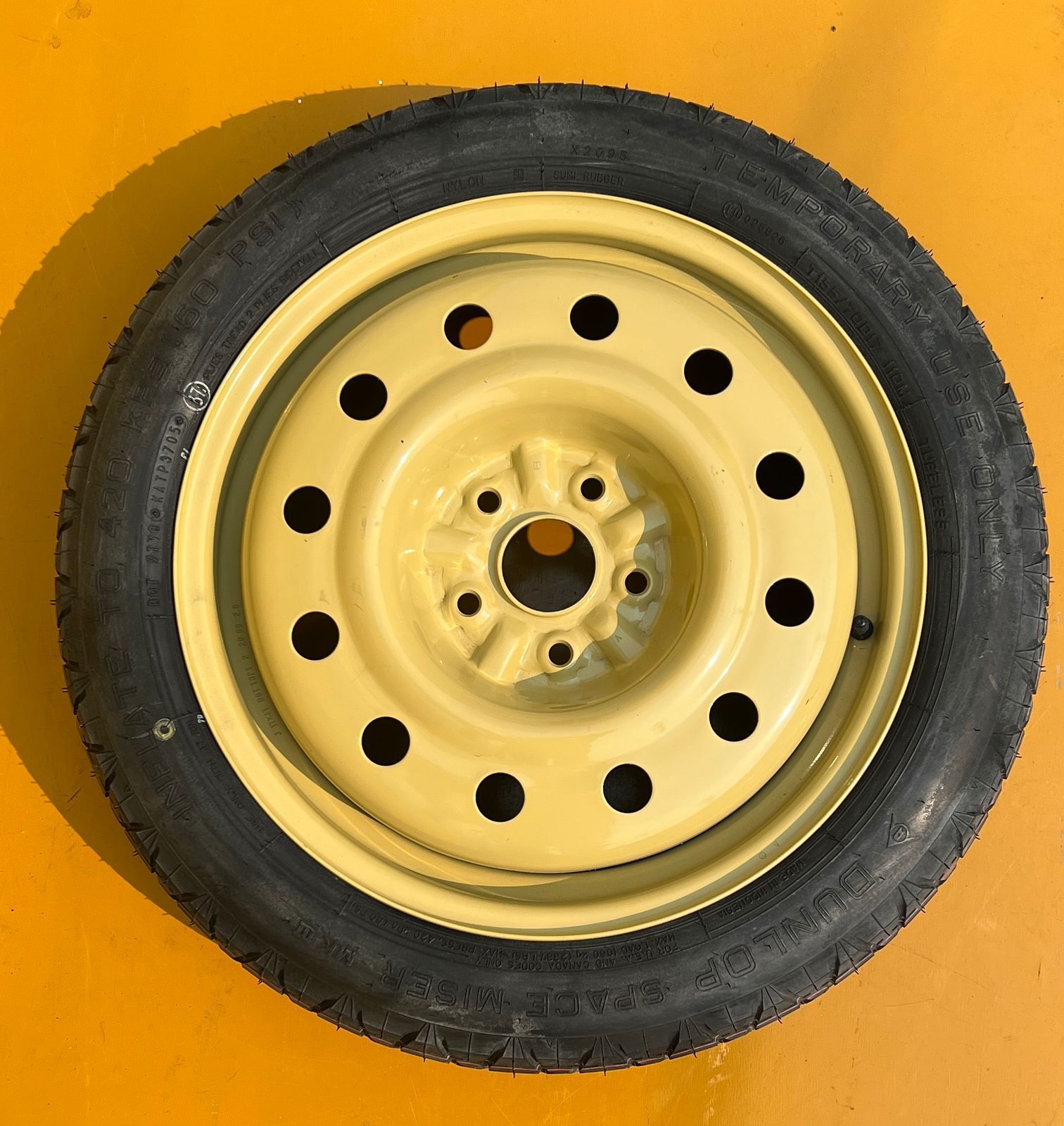 ZT-2125] 純正トヨタ マークX GRX120 1本 5穴 TOYOTA スペアホイール