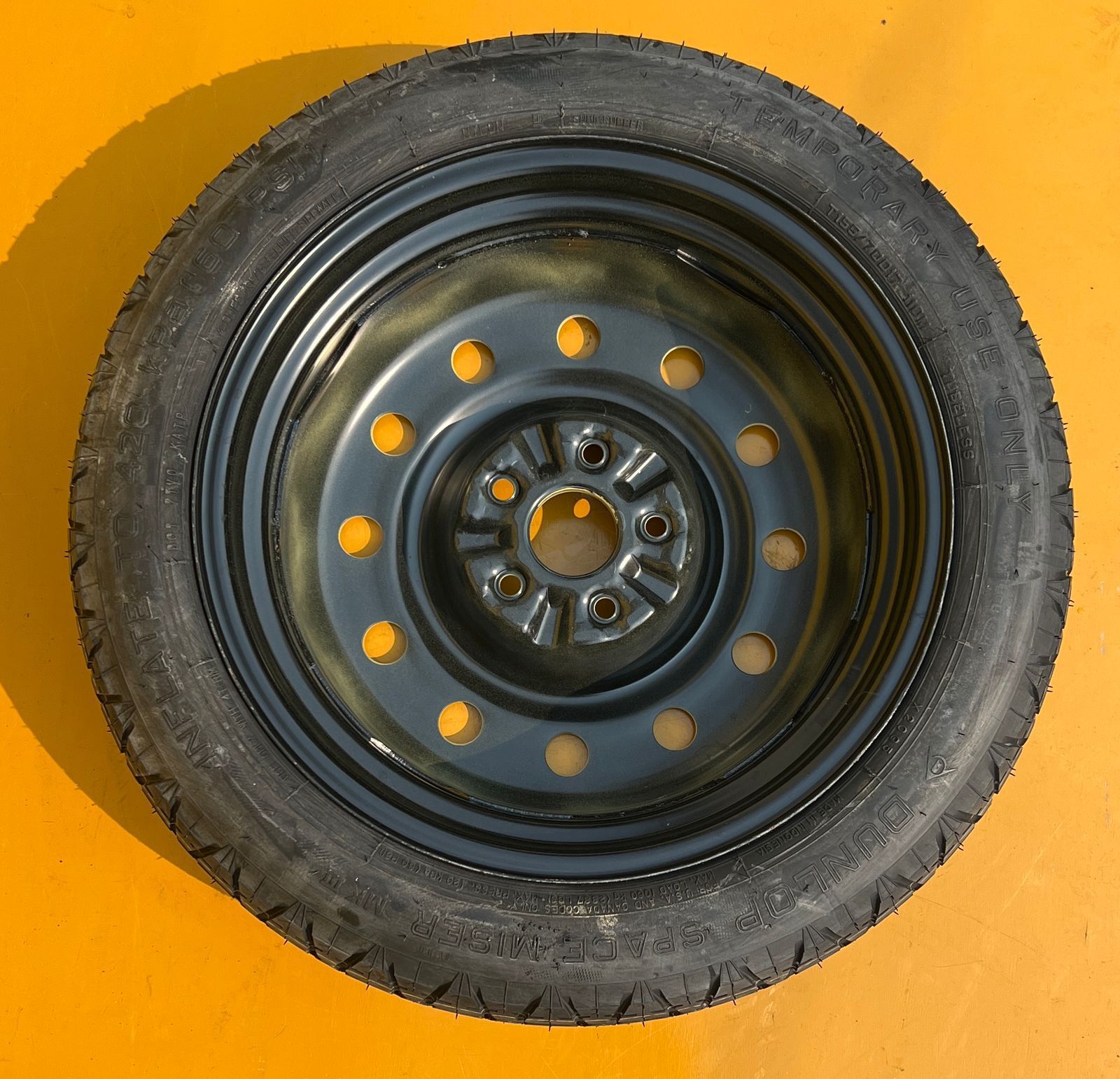 ZT-2125] 純正トヨタ マークX GRX120 1本 5穴 TOYOTA スペアホイール 