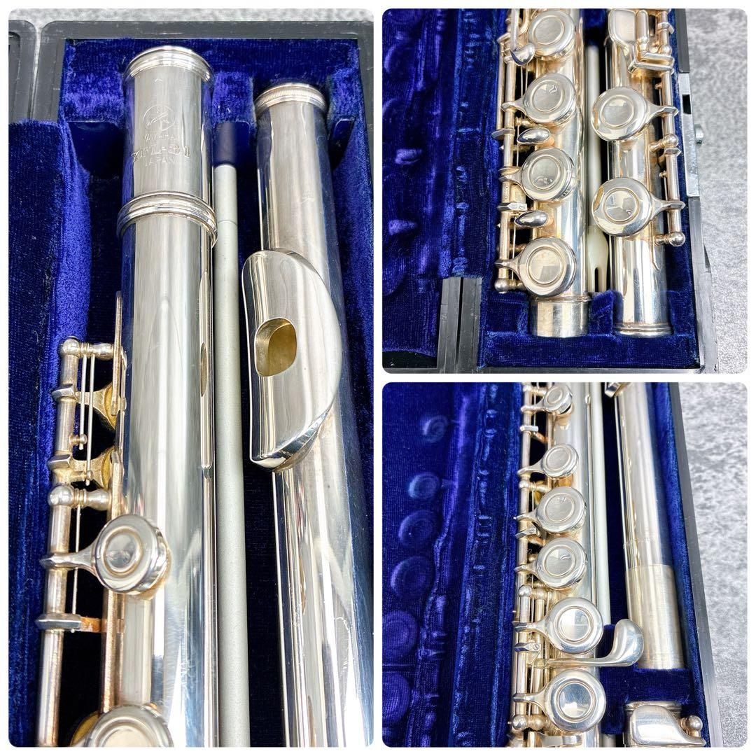 YAMAHA YFL-31 フルート 本体 ケース付き 頭部管銀製 Eメカ - メルカリ