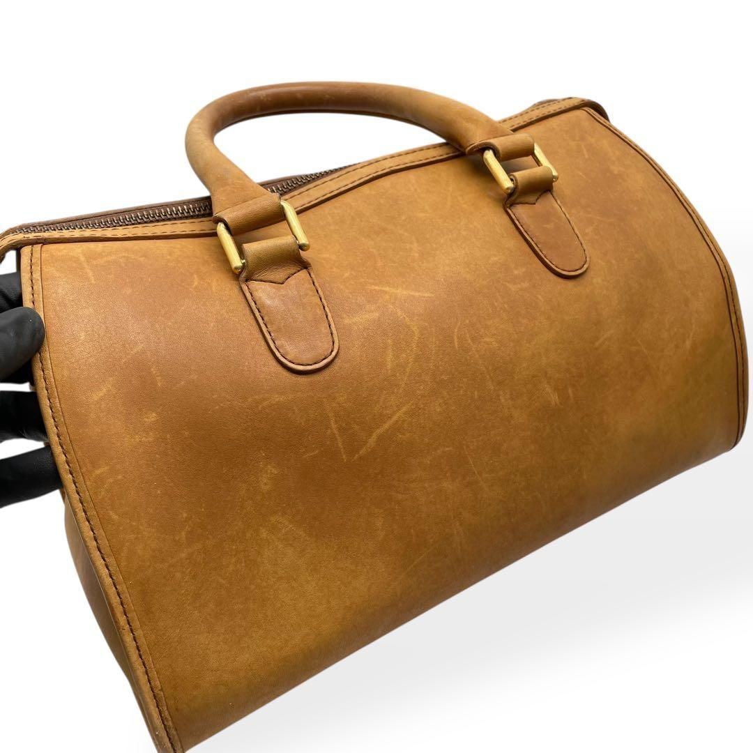 【美品】Burberry レザー ヴィンテージ ボストンバッグ イタリア製 美品】Burberry レザー ヴィンテージ ボストンバッグ イタリア製