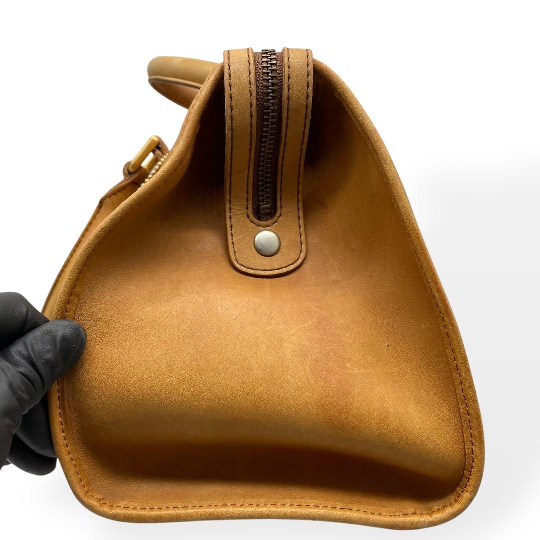 良品 Burberrys 希少 ヴィンテージ ボストンバッグ レザー ブラウン