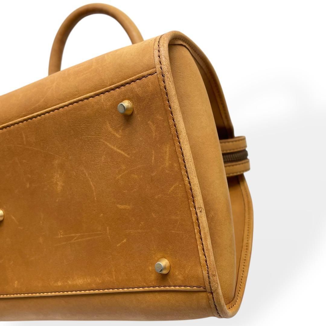 良品 Burberrys 希少 ヴィンテージ ボストンバッグ レザー ブラウン