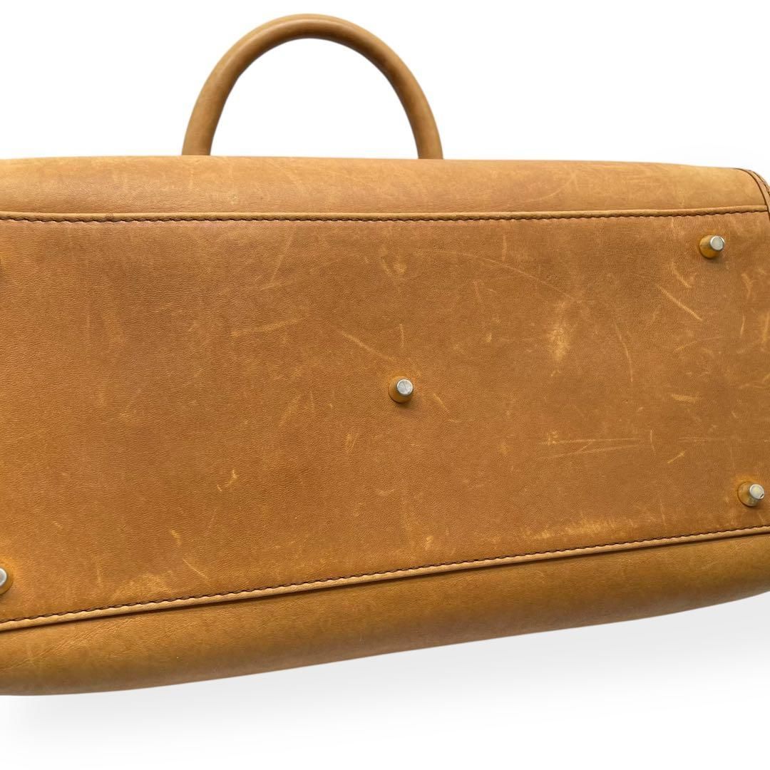 良品 Burberrys 希少 ヴィンテージ ボストンバッグ レザー ブラウン