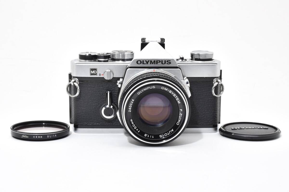 ☆良品☆オリンパス OLYMPUS OM-1 MD + F.ZUIKO AUTO-S 50mm F1.8