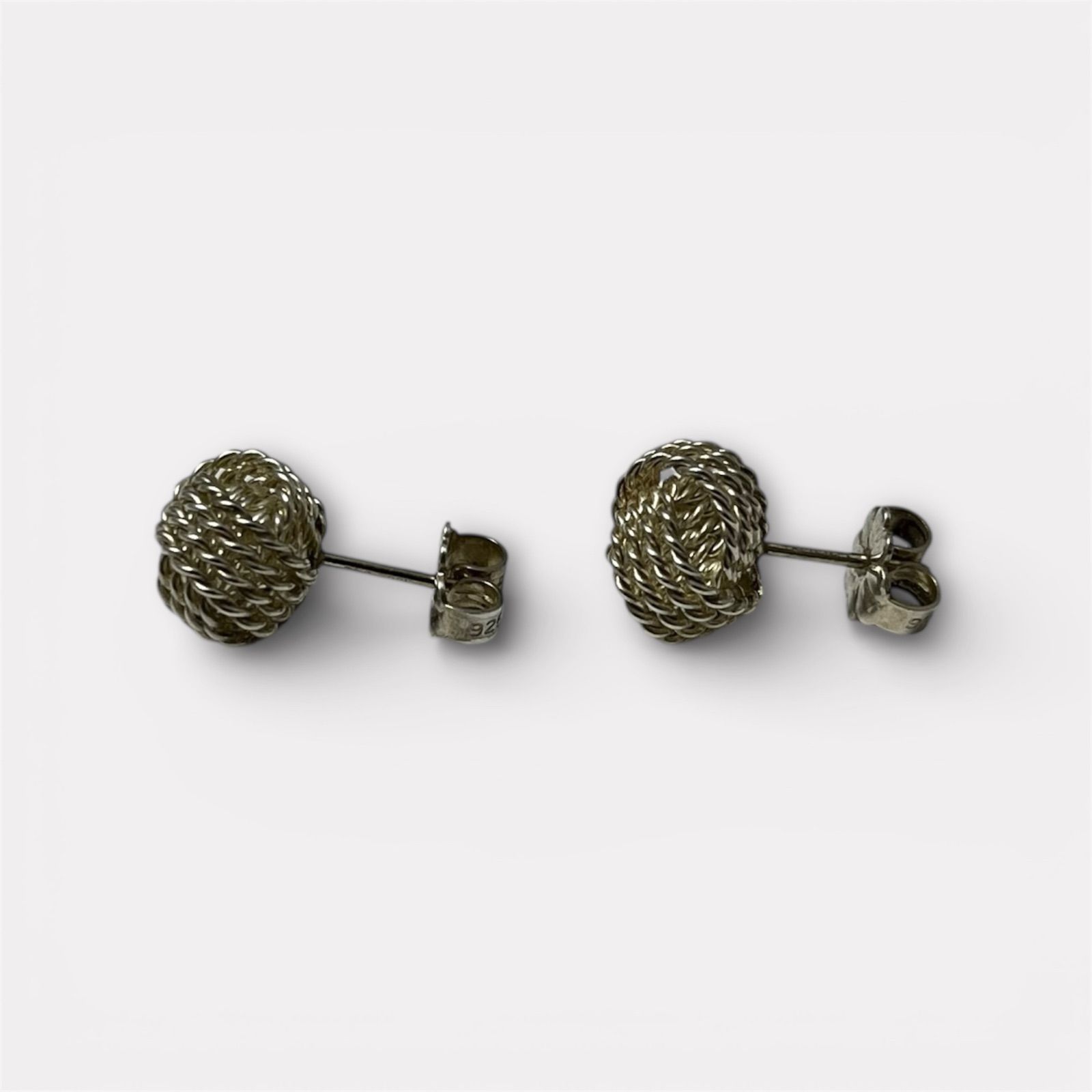 Tiffany&Co. ティファニー サマセット メッシュ ピアス シルバー 925