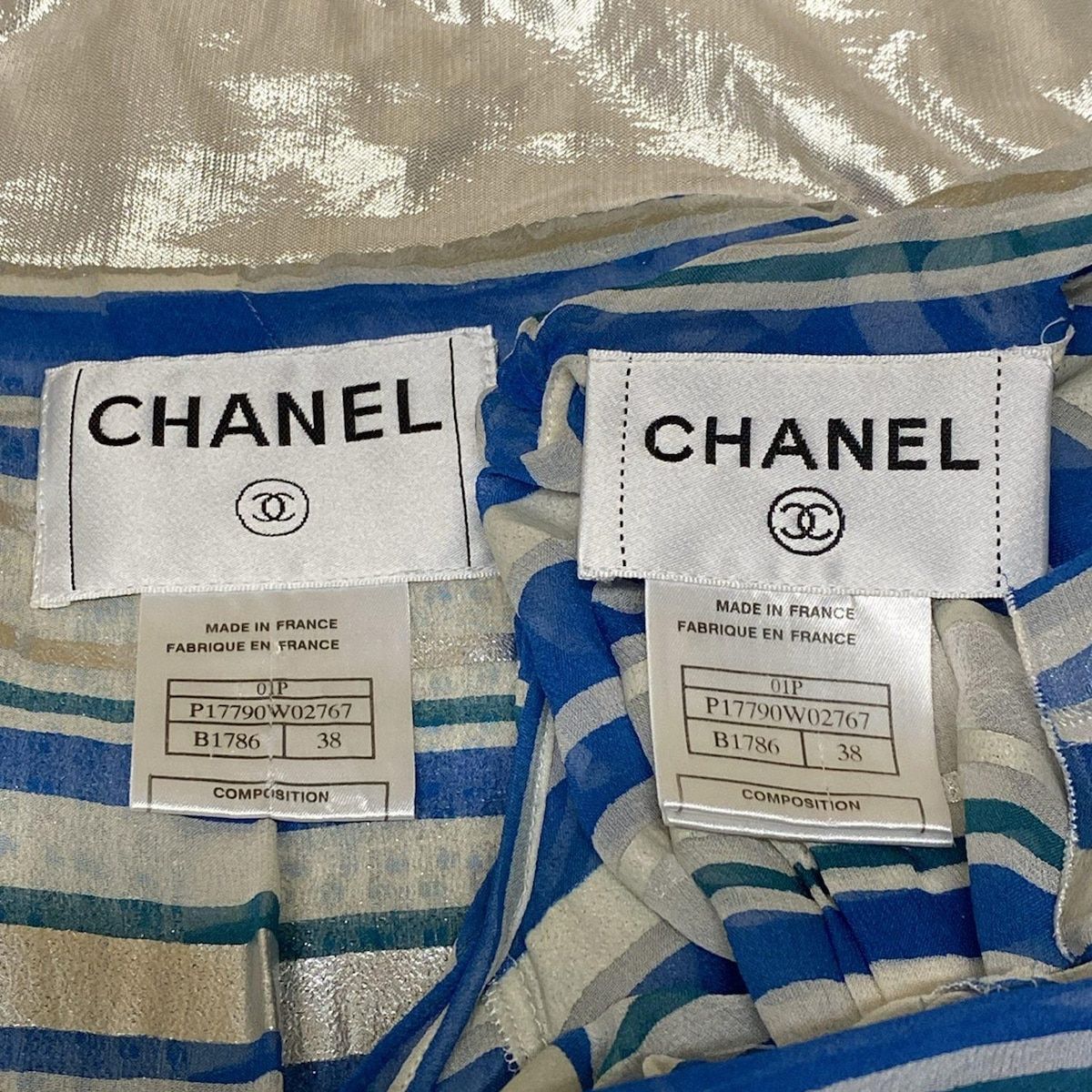 CHANEL(シャネル) ジャケット サイズ38 M レディース - P17790 ブルー