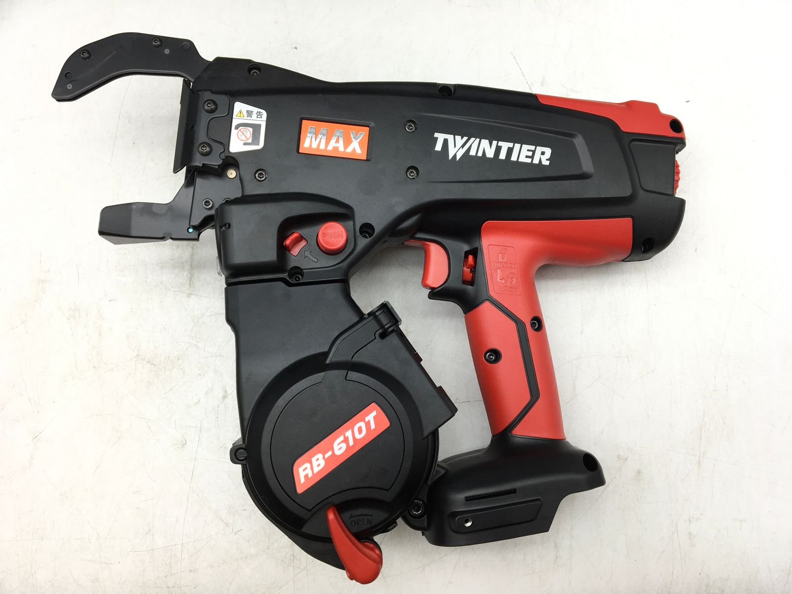 未使用】MAX/マックス 0T-B2C/1450A ☆ 14.4V鉄筋結束機ツインタイヤ