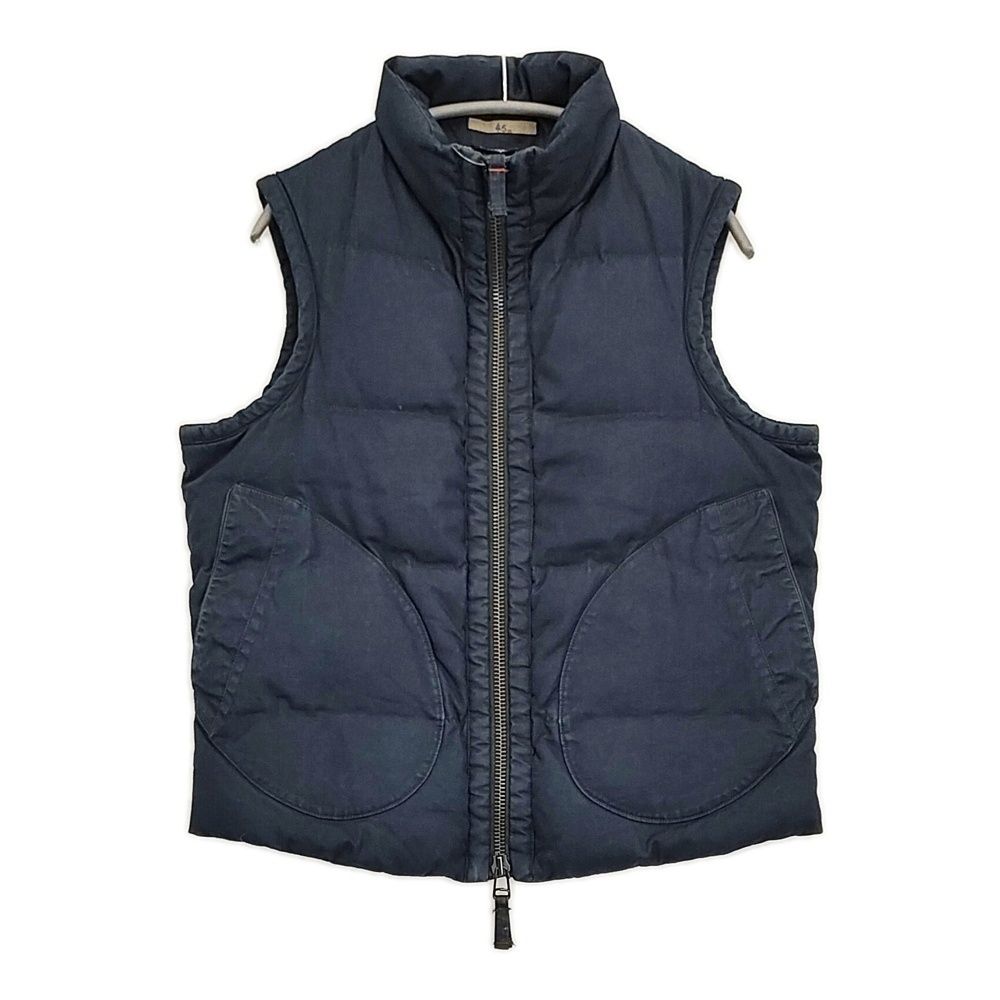 45rpm ダウンベスト インディゴ　レディース 45R/45rpm インディゴオックスフォードダウンベスト サイズ2 定価41800