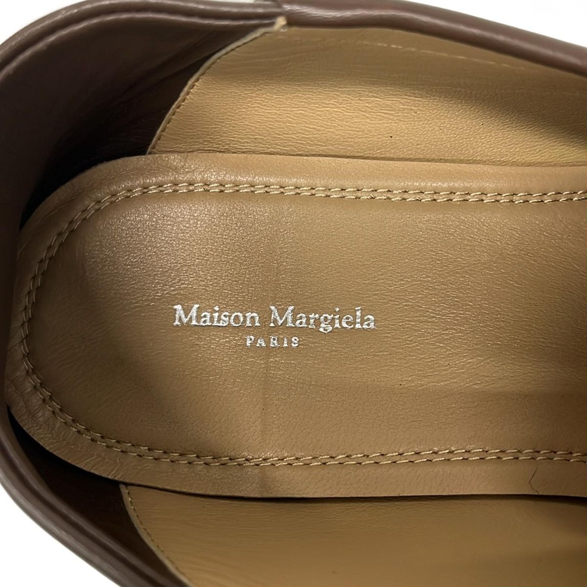 Maison Margiela(メゾンマルジェラ) ローファー 43 メンズ タビ ダーク