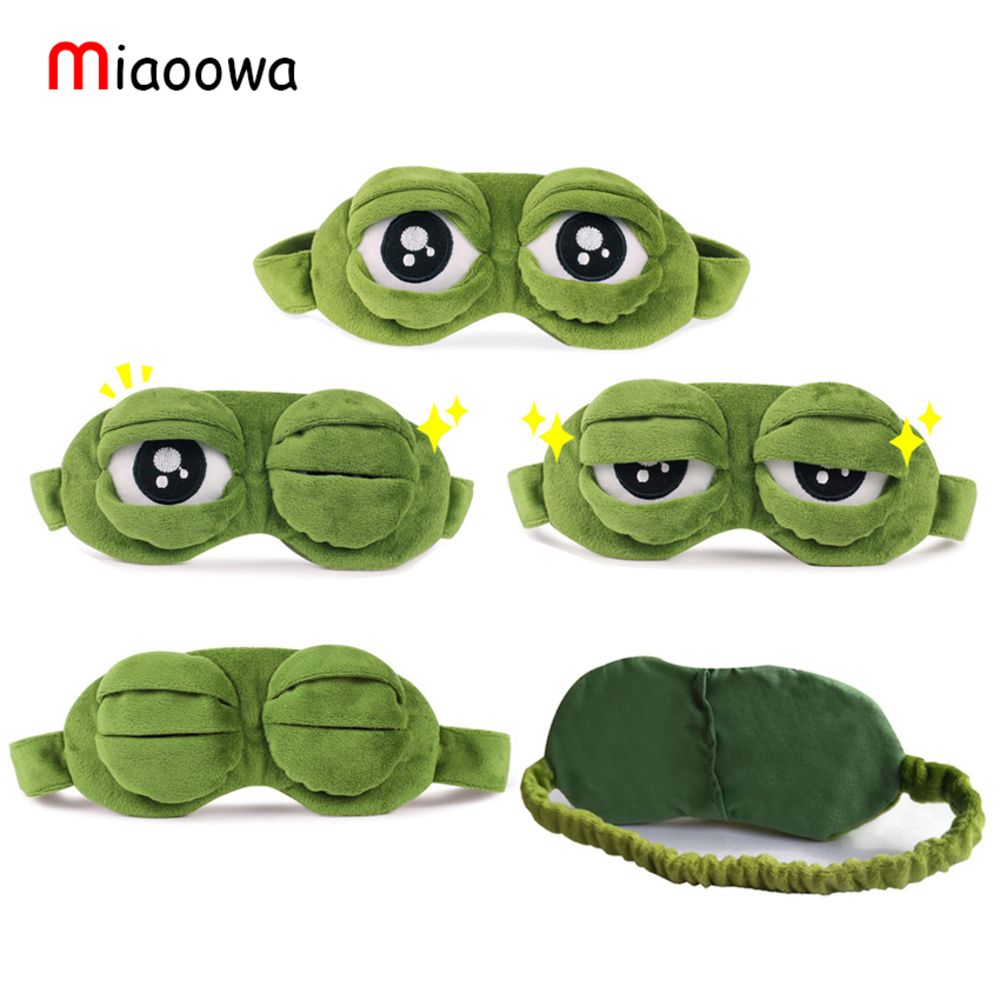 カエルのペペ アイマスク MEME ミーム 3D 立体 安眠 アニメ ギフト フィールズグッドマンP_1 - メルカリ