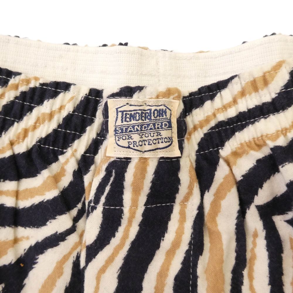 TENDERLOIN テンダーロイン T-TRUNKS A ZEBRA ゼブラ フランネル