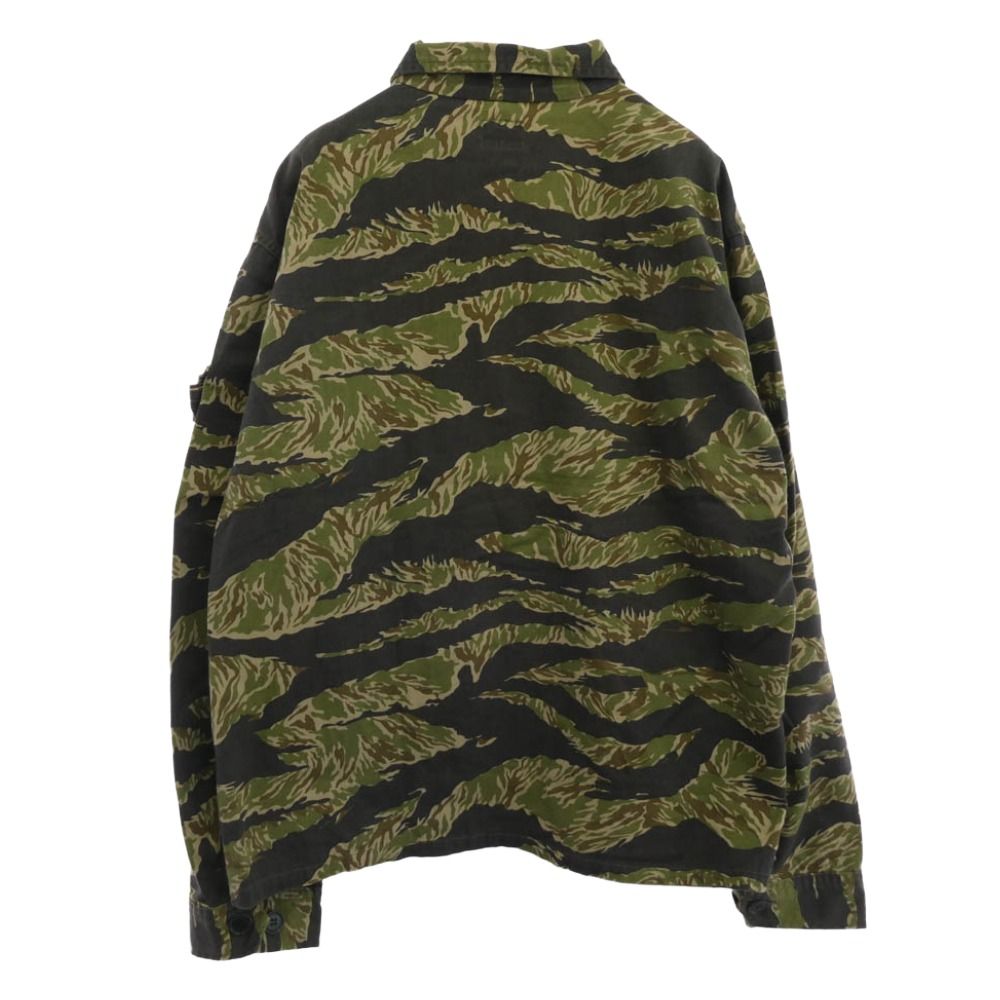 TENDERLOIN テンダーロイン T-BAMBOO SHT タイガーカモ ロゴ ワッペン