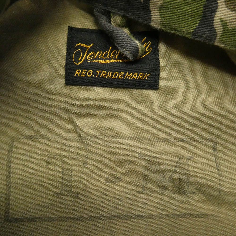 TENDERLOIN テンダーロイン T-BAMBOO SHT タイガーカモ ロゴ ワッペン