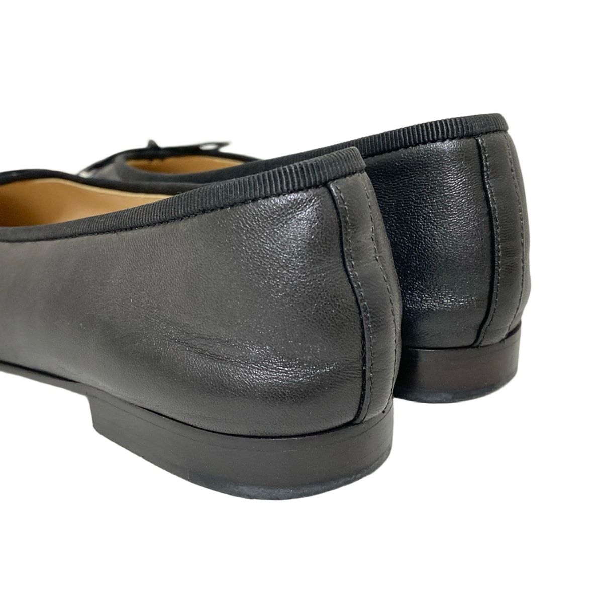 CHANEL(シャネル) フラットシューズ 36 1/2C レディース - G02819 黒