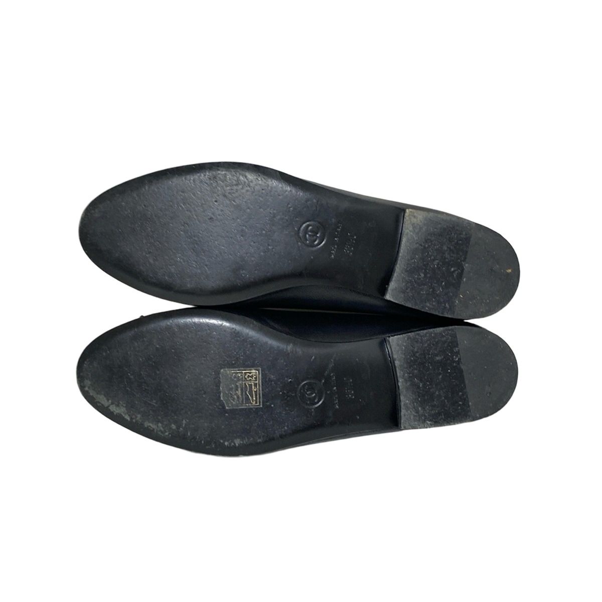 CHANEL(シャネル) フラットシューズ 36 1/2C レディース - G02819 黒