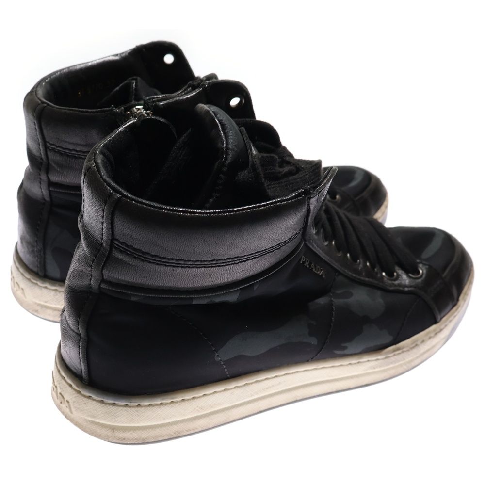 PRADA (プラダ) テスートナイロン カモフラージュ ハイカット