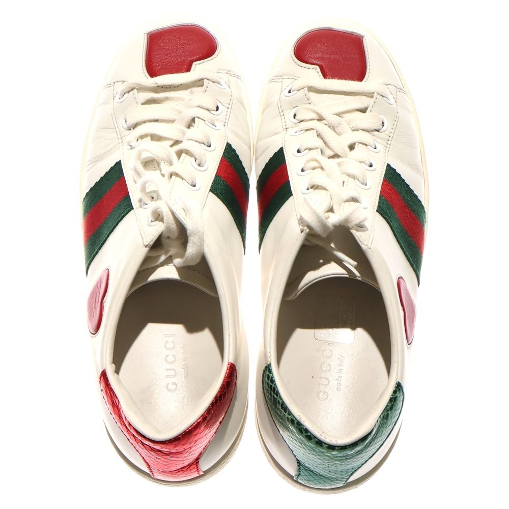 GUCCI (グッチ) エース エンブロイダリー シェリーライン ハート