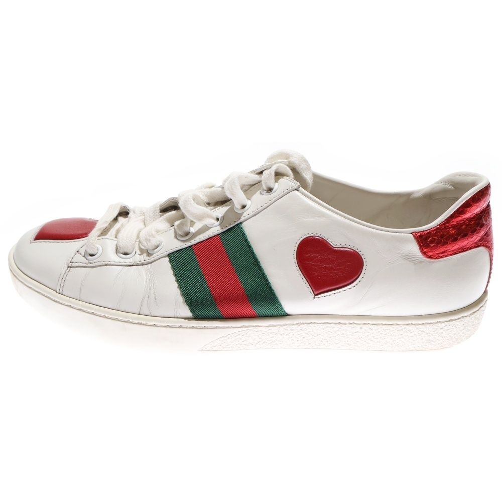 GUCCI (グッチ) エース エンブロイダリー シェリーライン ハート
