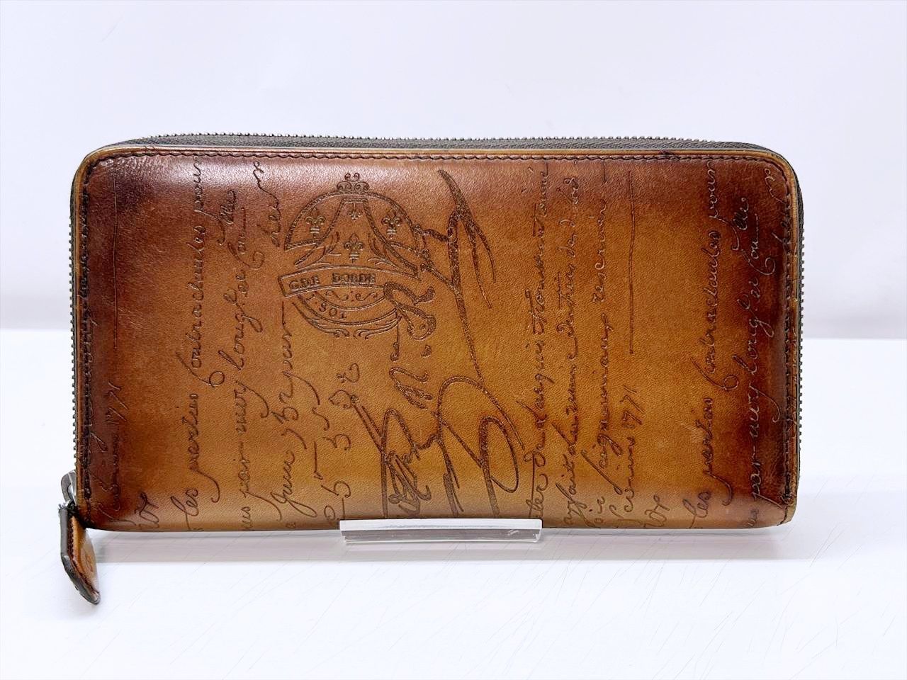 美品 Berluti ベルルッティ イタウバ ロングジップウォレット ラウンド