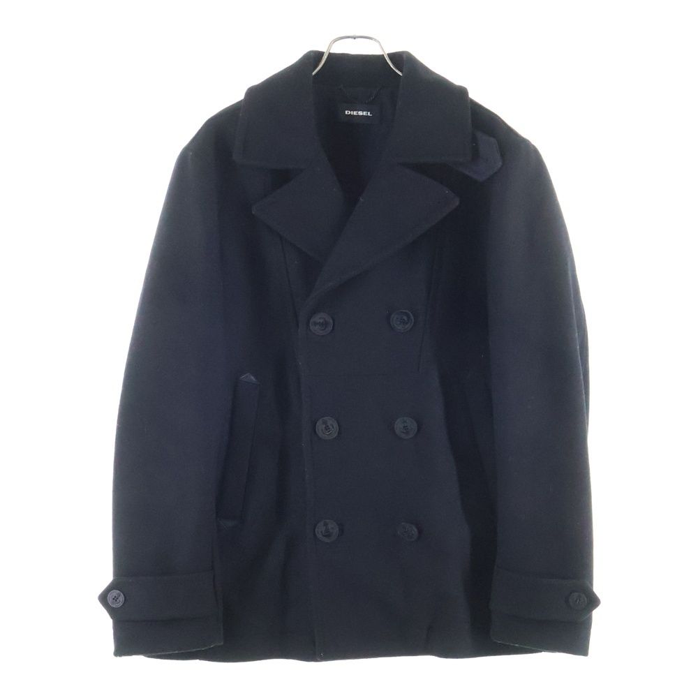 DIESEL (ディーゼル) WOOL ウール ダブル Pコート ブラック - メルカリ