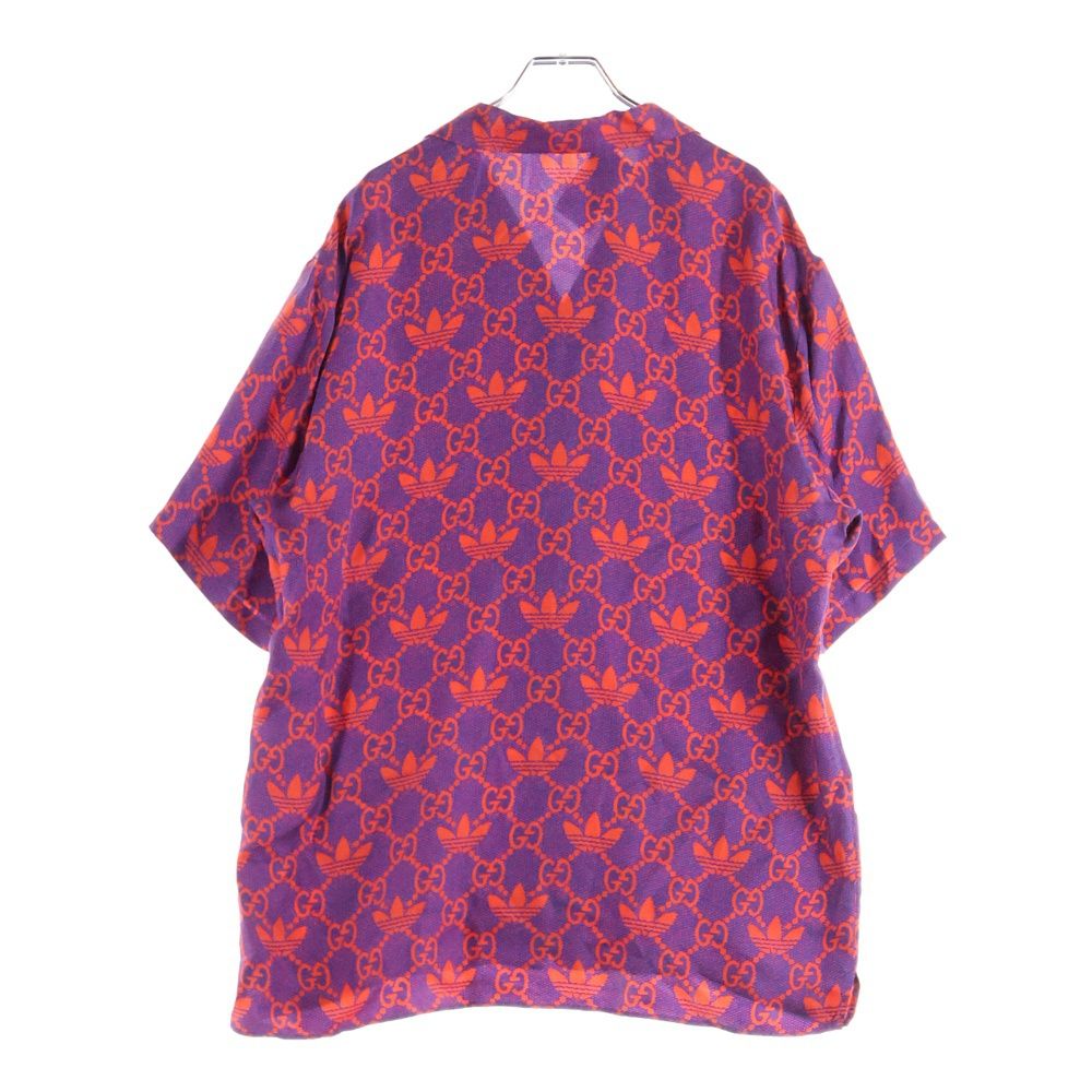 GUCCI (グッチ) ×ADIDAS Macro GG Bowling Shirt 691522 ×アディダス