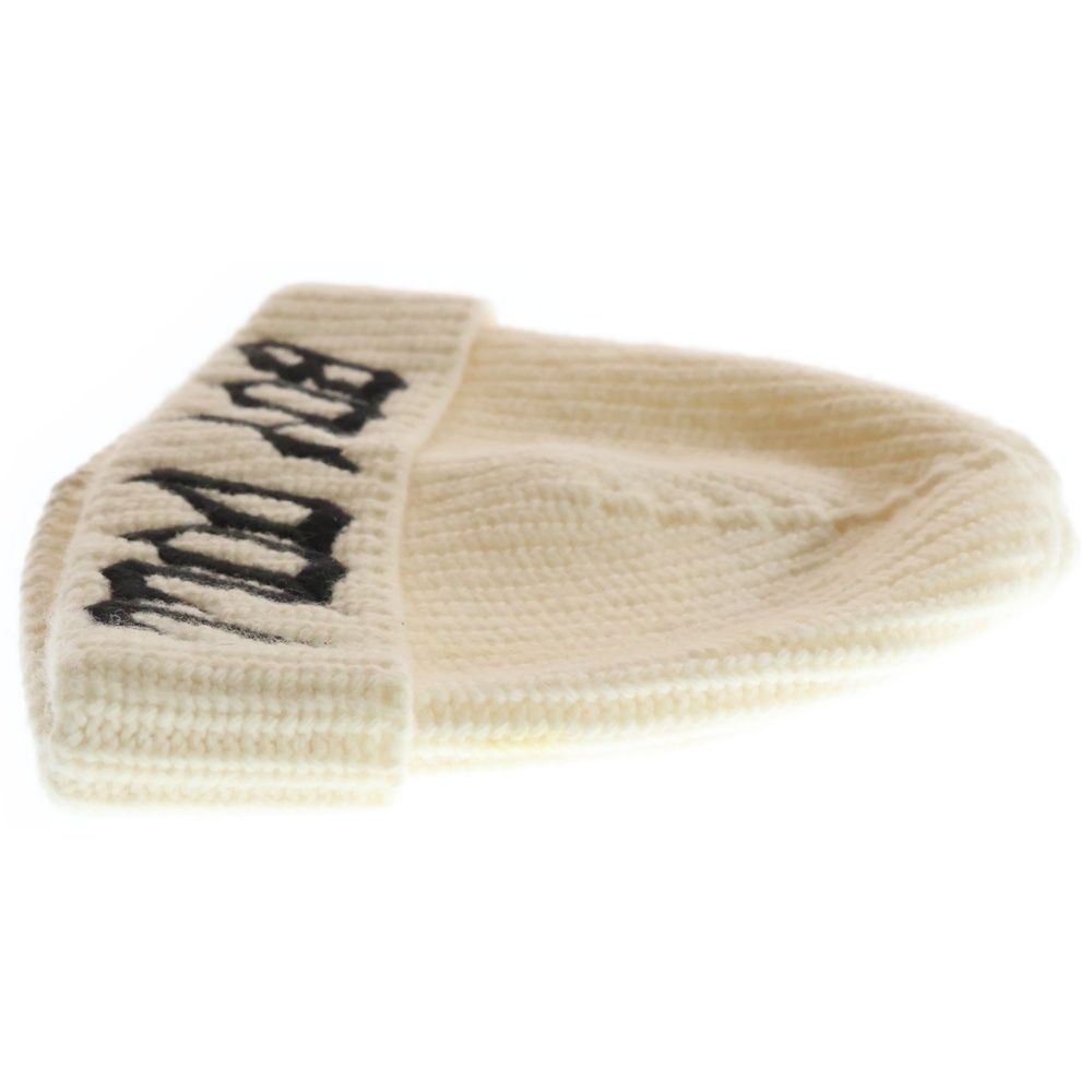 CELINE ホワイト ニット帽 CELINE ホワイト ニット帽