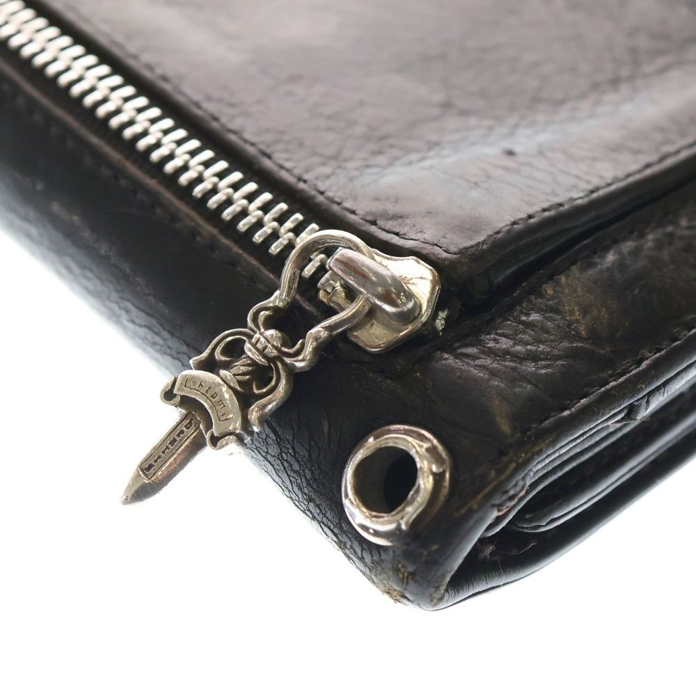 CHROME HEARTS (クロムハーツ) WAVE ウェーブ レザーウォレット 財布