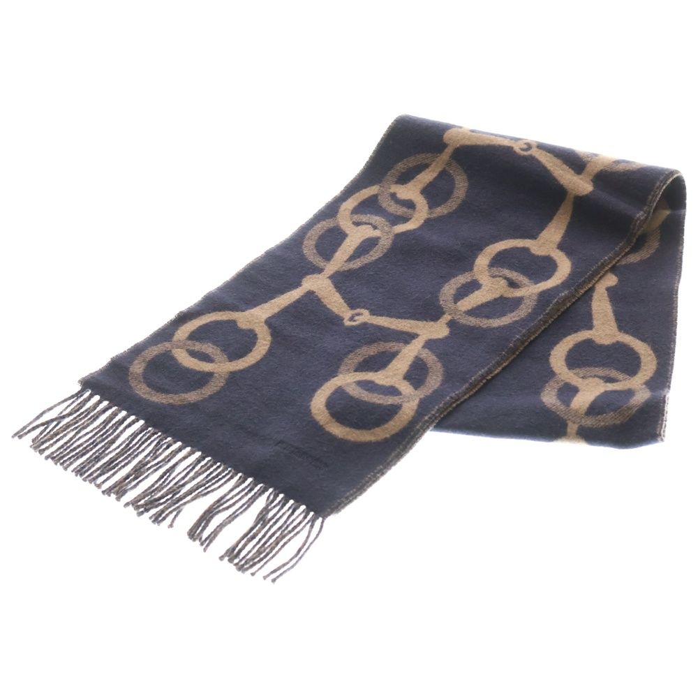 (新品未使用) HERMES マフラー HERMES (エルメス) エニーモール マフラー ブラック カシミア - メルカリ