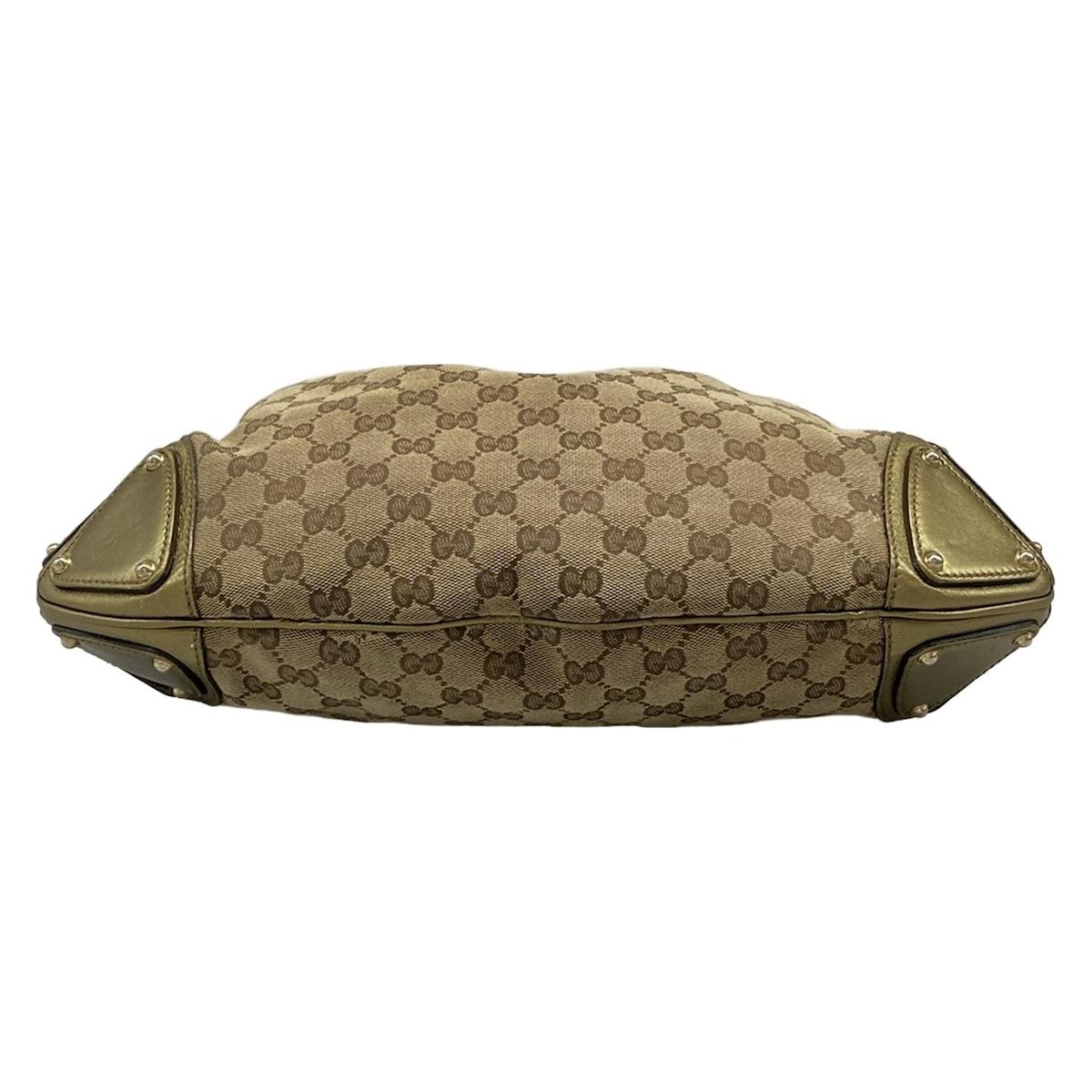 GUCCI(グッチ) ハンドバッグ インディ/GG柄 185566 ベージュ×ブラウン