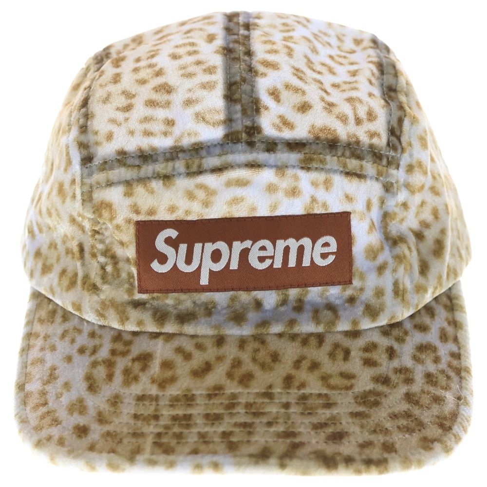 SUPREME (シュプリーム) 24SS Leopard Velvet Camp Cap レオパード
