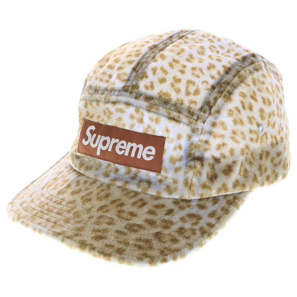 【うの様】シュプリーム Supreme キャンプ キャップ メッシュ レオパード SUPREME(シュプリーム) 24SS Leopard Velvet Camp Cap レオパード