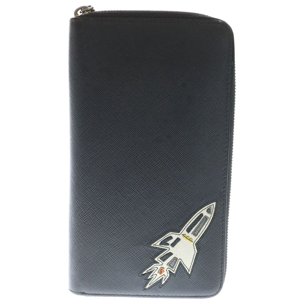 BUYMA購入　PRADA プラダ サフィアーノ レザーブローチ PRADA (プラダ) サフィアーノロケット オーガナイザー ラウンド