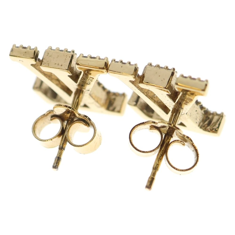 LOUIS VUITTON (ルイヴィトン) ピアス・LV アイコニック ストラス GP