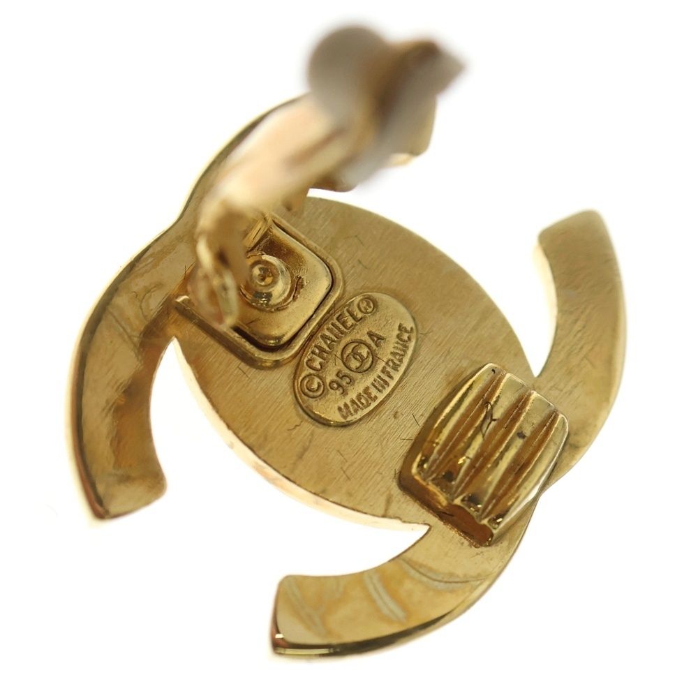 CHANEL (シャネル) ココマーク ターンロック イヤリング ゴールド GP