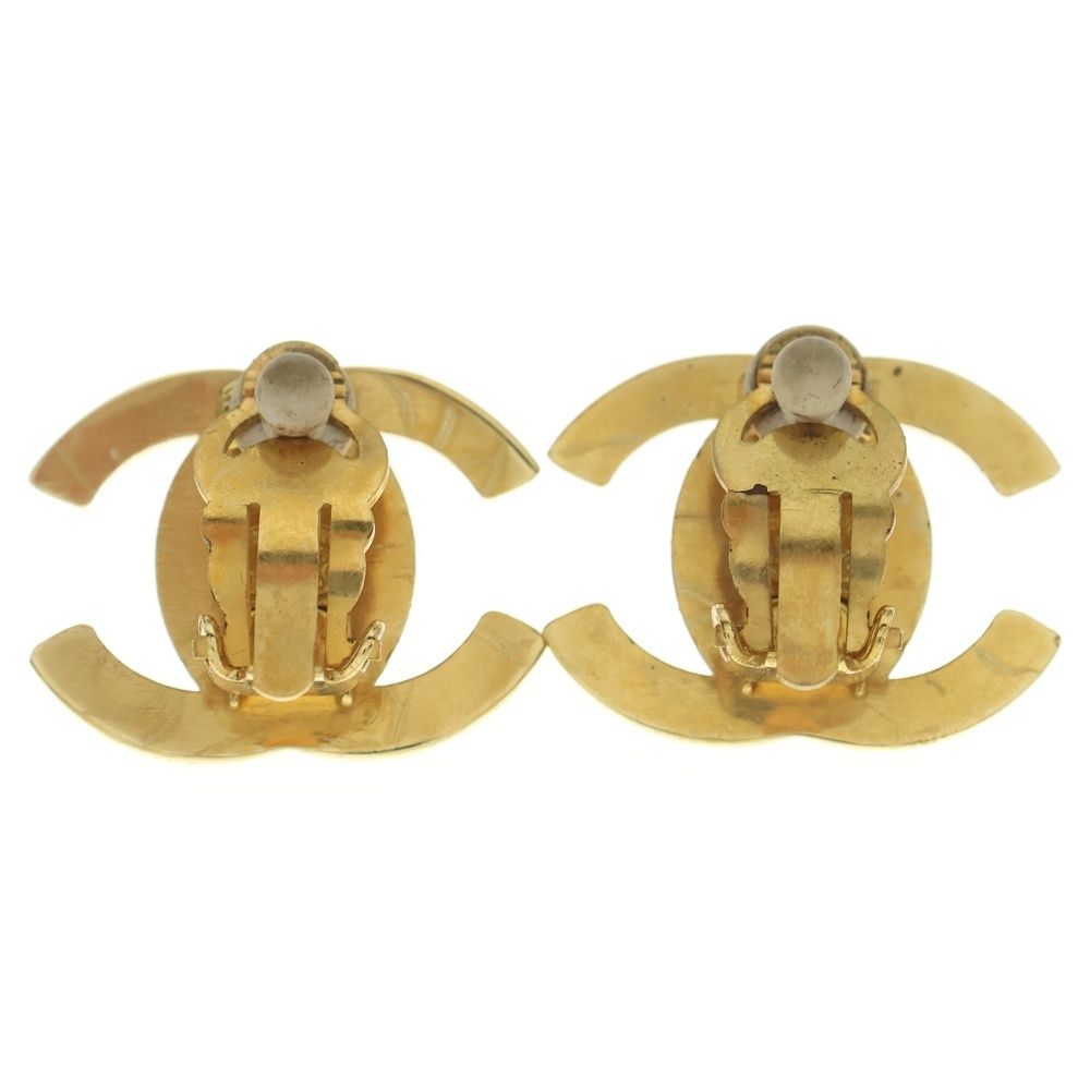 CHANEL (シャネル) ココマーク ターンロック イヤリング ゴールド GP