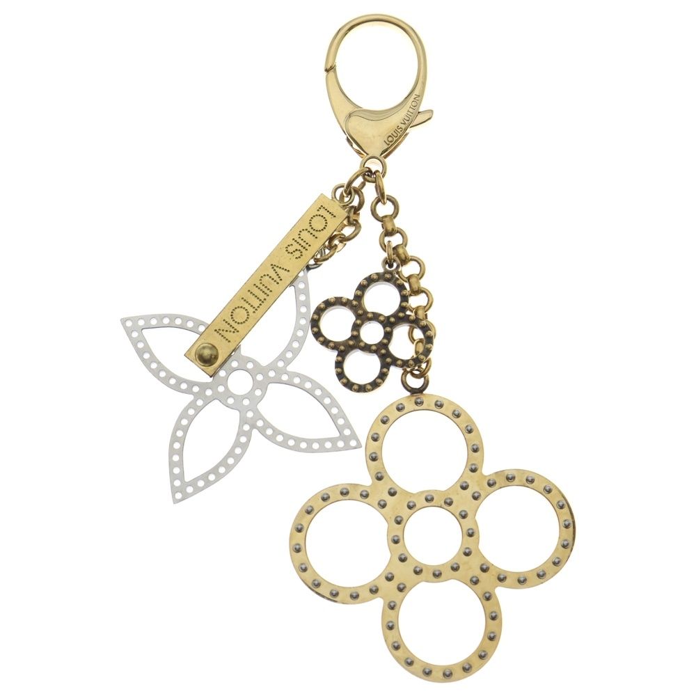 ルイヴィトン キーホルダー サック・タパージュ ゴールド シルバー LOUIS VUITTON (ルイヴィトン) ビジューサック・タパージュ