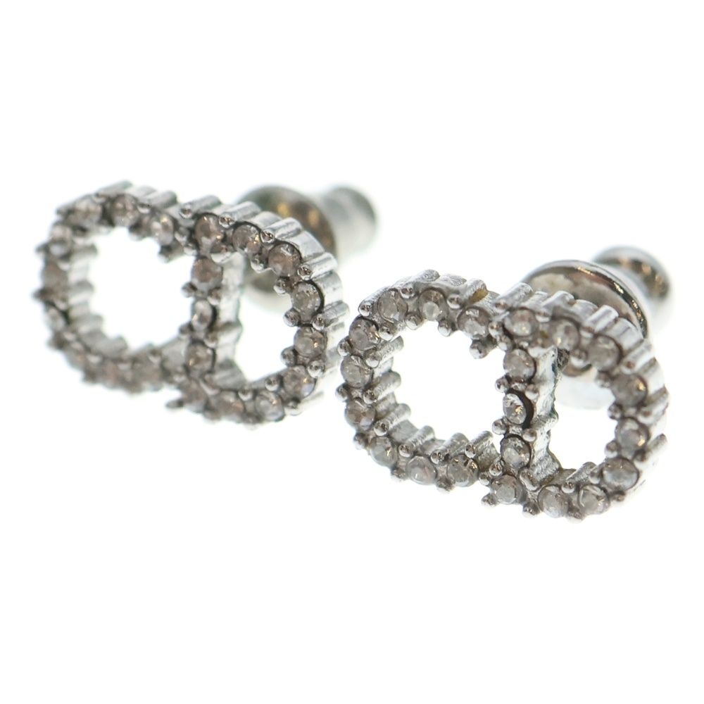 ✨正規品＆極美品‼️✨ディオール PetitCD ミニスタッド クリスタルピアス DIOR | Petit CD ミニ スタッドピアス メタル & クリスタル