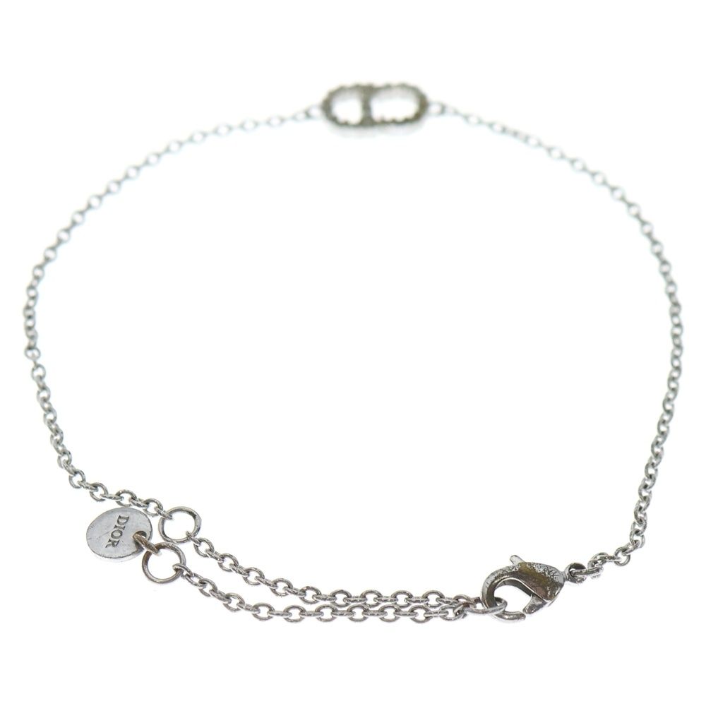 Christian Dior (クリスチャンディオール) CDロゴ ラインストーン